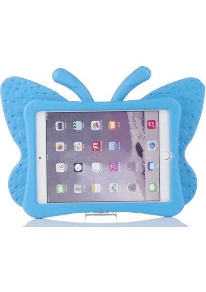 - Samsung Galaxy Tab S6 Lite P610 - Tablet Kılıfı Çocuklar için Kelebek Figürlü Kılıf - Mor - T19248