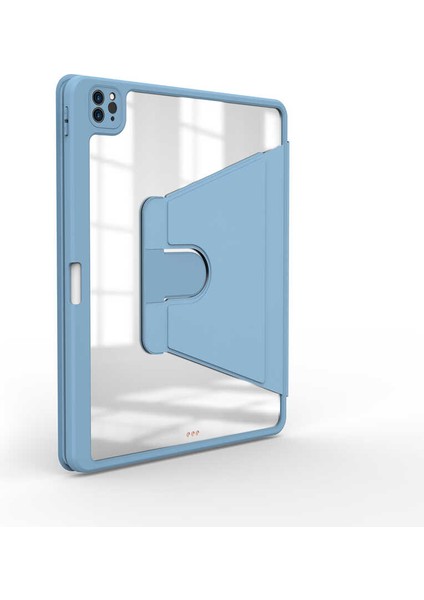 - Apple iPad Pro 12.9 2020 (4.Nesil) - Tablet Kılıfı 360 full Korumalı Yatay Dikey Dönebilen Nayn Standlı Kılıf - Siyah - T19639