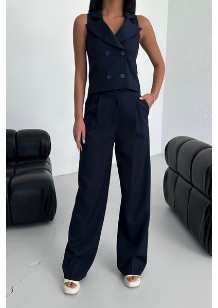 Kadın Şal Yaka Dört Düğmeli Yelek indirimleri