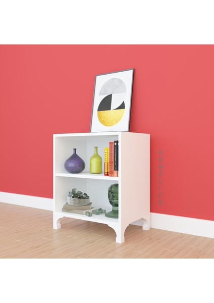 Kenzlife kitaplık tuğçe 068*060*020 byz ayaklı mutfak dolabı banyo ofis ayakkabılık kiler