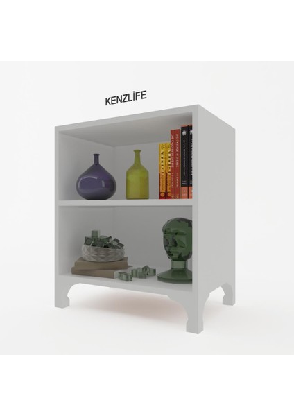 Kenzlife kitaplık tuğçe 068*060*020 byz ayaklı mutfak dolabı banyo ofis ayakkabılık kiler