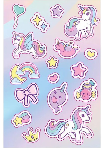 Unicorn Jel Kalem + Günlük Defter Seti