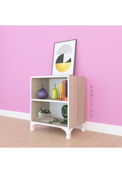 Kenzlife kitaplık tuğçe 068*030*020 crd ayaklı mutfak dolabı banyo ofis ayakkabılık kiler fırsatları