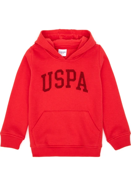 U.S. Polo Assn. Kız Çocuk Kırmızı Sweatshirt 50296388-VR030