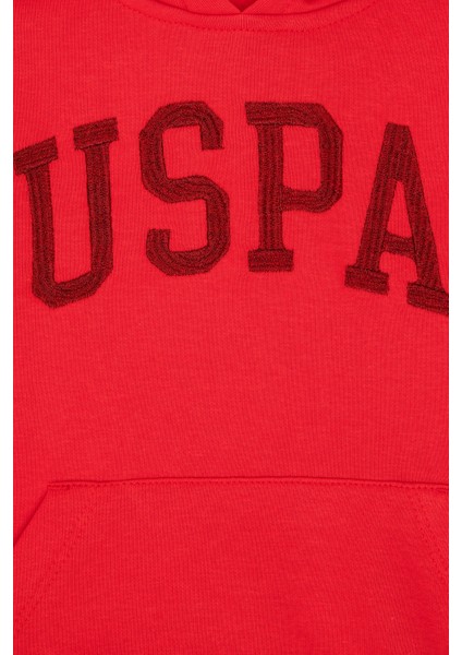 U.S. Polo Assn. Kız Çocuk Kırmızı Sweatshirt 50296388-VR030