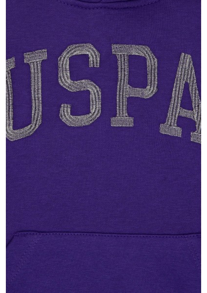 Kız Çocuk Mor Sweatshirt 50296388-VR038
