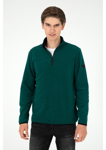 U.S. Polo Assn. Erkek Koyu Yeşil Sweatshirt 50298085-VR079