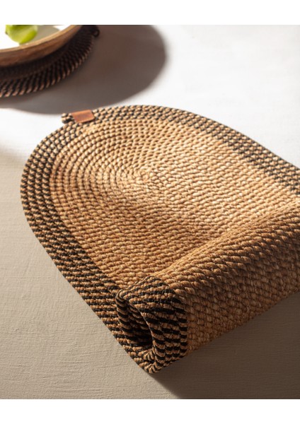 Alsace Masa Runner - Naturel/siyah
