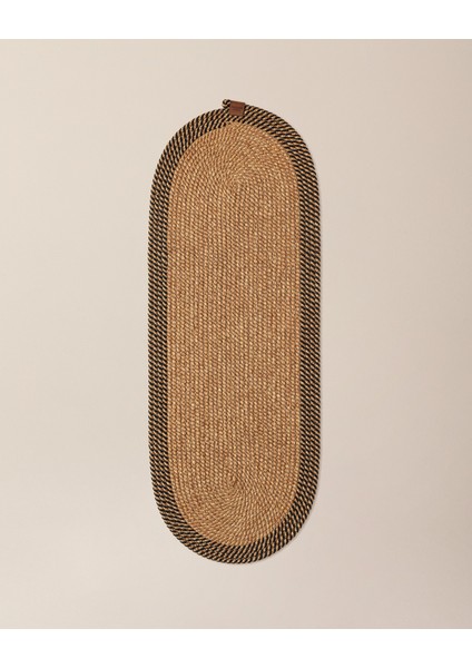 Alsace Masa Runner - Naturel/siyah