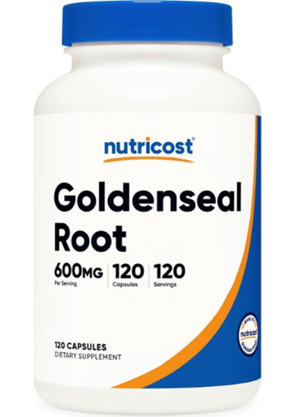 Goldenseal Root 600 mg 120 Kapsül