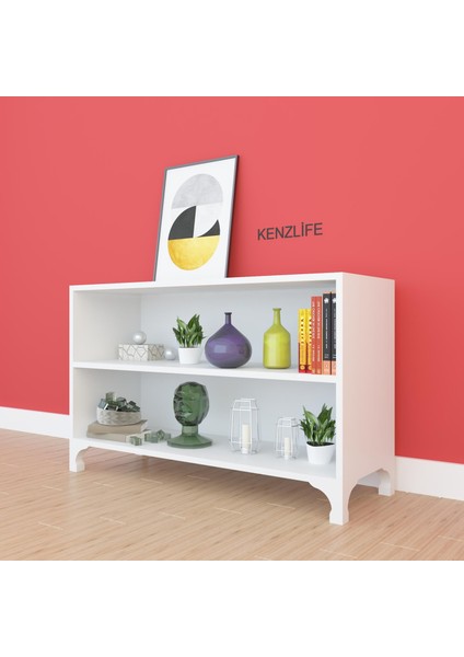 Kenzlife kitaplık tuğçe 048*090*020 byz ayaklı mutfak dolabı banyo ofis ayakkabılık kiler