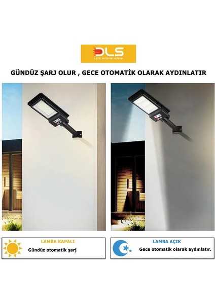 624-M240 240 Solar Dls Güneş Enerjili Bahçe Çevre Lambası