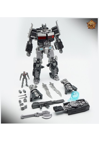 Transformers Dark Optimus Prime Aksesuar Kitli Deluxe Edition 20CM (Yurt Dışından)