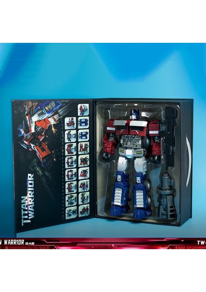 Transformers Büyütülmüş Versiyon Optimus Prime Metal Oyuncak Modeli Erkek Çocuk Hediye (Yurt Dışından)