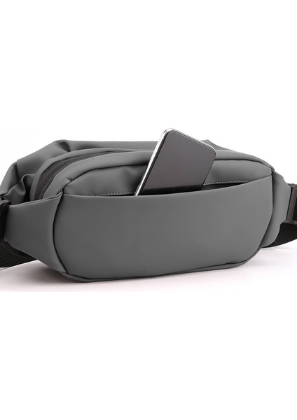 Yeni Erkek Bel Çantası, Açık Havada Çalışan Cep Telefonu Çantası, Çok Fonksiyonlu Büyük Kapasiteli Göğüs Çantası, Gündelik Omuz Crossbody Çantası (Yurt Dışından) fiyatları
