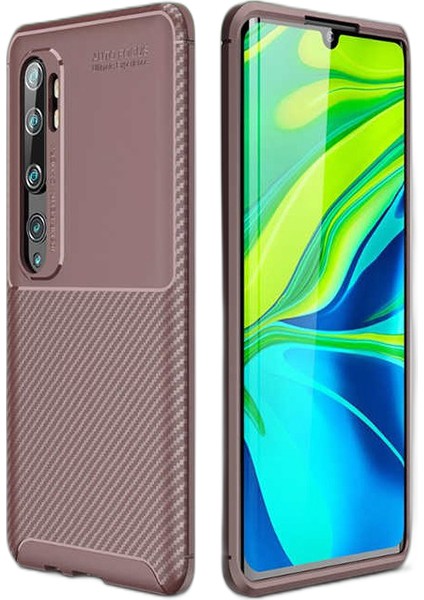 Xiaomi Mi Note 10 Karbon Görünüm Negro Silikon Kılıf