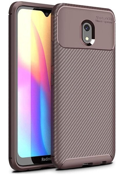 Xiaomi Redmi 8A Karbon Görünüm Negro Silikon Kılıf