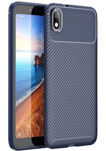 Xiaomi Redmi 7A Karbon Görünüm Negro Silikon Kılıf