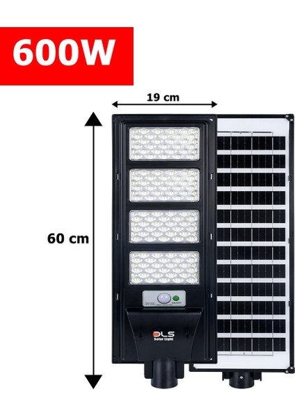 AG600 600 Solar Dls Güneş Enerjili Bahçe Çevre Lambası