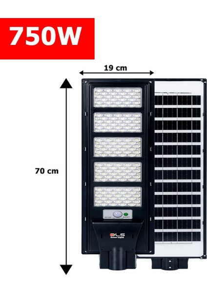 AG750 750 Solar Dls Güneş Enerjili Bahçe Çevre Lambası