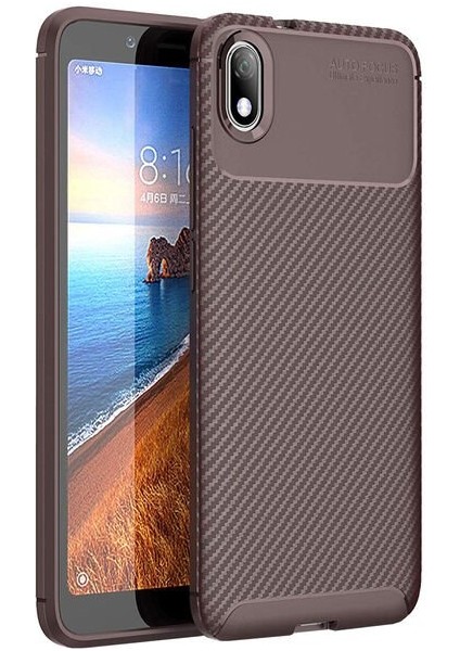 Xiaomi Redmi 7A Karbon Görünüm Negro Silikon Kılıf