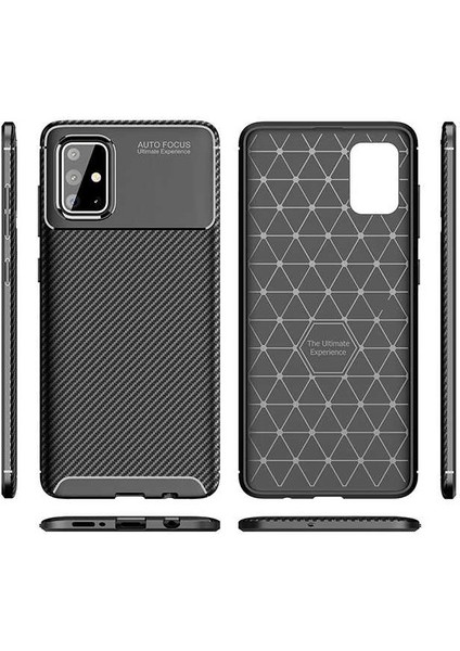 Samsung Galaxy A71 Karbon Görünüm Negro Silikon Kılıf fiyatları