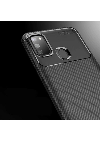 Samsung Galaxy M30S Karbon Görünüm Negro Silikon Kılıf fırsatları