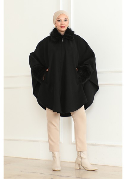 Kürklü Panço Siyah modelleri