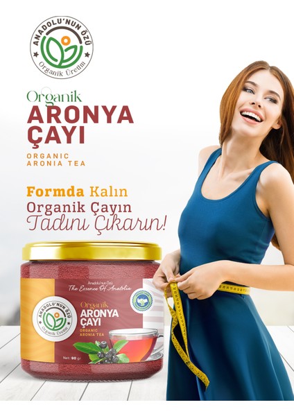 Organik Aronya Çayı 90 gr Mor Meyve Aromalı Antioksidan Zengin İçecek fırsatları
