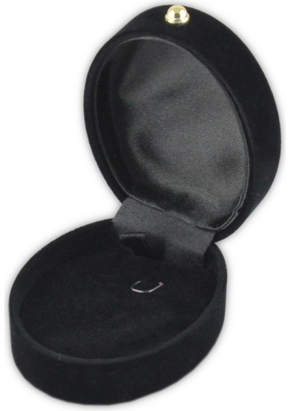 Kadife Oval Mini Kolye Kutusu 12 Adet