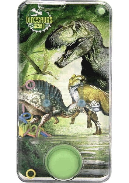 Retro Oyuncaklar Dinozor Desenli Su Oyunu Halka Geçirme Oyunu Model2