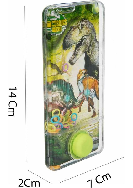 Retro Oyuncaklar Dinozor Desenli Su Oyunu Halka Geçirme Oyunu Model2