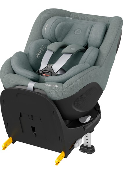 MaxiCosi Mica 360 Pro İSize Dünyanın İlk Kızaklı, Araç Dışına Çıkabilen Adac'Lı İsofix'Li 360 Dönebilir Yatabilir 018 Kg Bebek Oto Koltuğu Authentic Grey