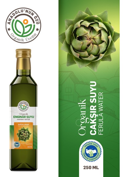 Organik Enginar Suyu ''250ml''
