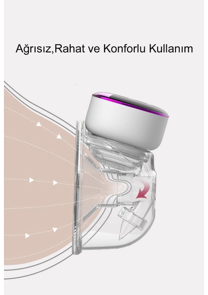 Giyilebilir Göğüs Pompası - Kırmızı (Yurt Dışından) fırsatları