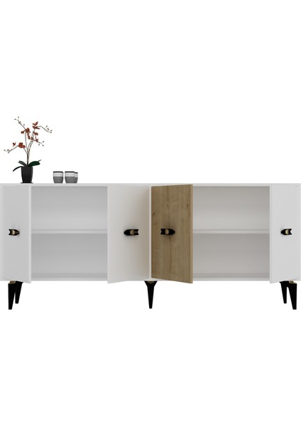 Cherry 180 cm KONSOL(KX180) Beyaz-Safirmeşe modelleri