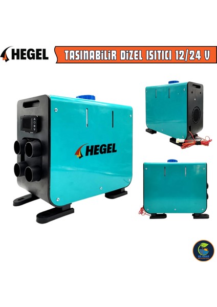 Taşınabilir Çanta Tipi Dizel Isıtıcı 12/24 Volt (Webasto Muadili)