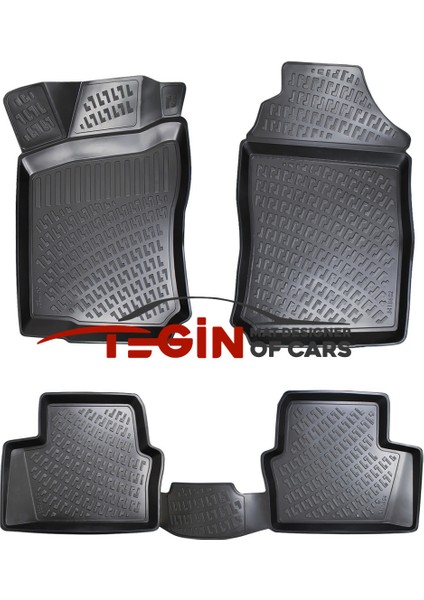 Opel Vectra B 3D Havuzlu Paspas 1999 Siyah