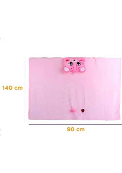 Care Bears Lisanslı Katlanabilir Battaniye - Pembe indirimleri