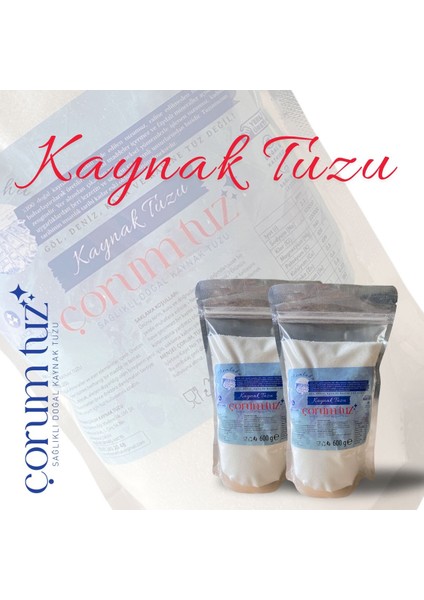 Doğal Çorum Tuz 1200 gr