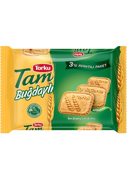 Tam Buğdaylı Bisküvi 393 gr x 4 Adet