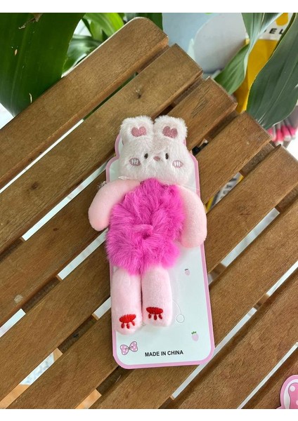 Hayvan Figürlü Peluş Bağlama Tokası