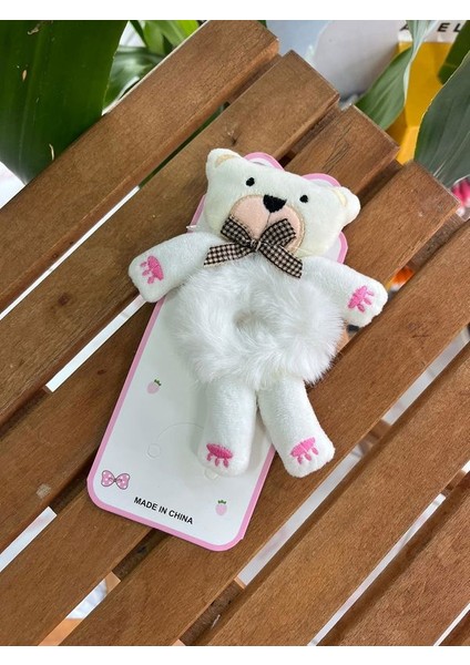 Hayvan Figürlü Peluş Bağlama Tokası