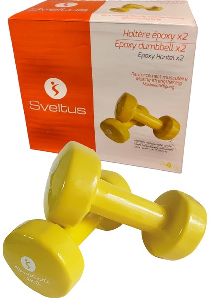 Ithal Sveltus Vınly Dumbell 4 kg Çift Pvc fiyatları