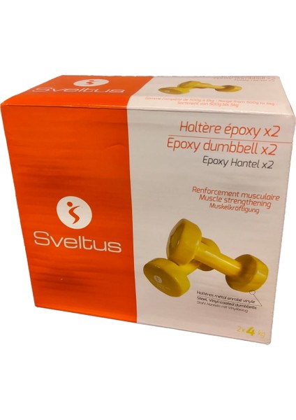 Ithal Sveltus Vınly Dumbell 4 kg Çift Pvc modelleri