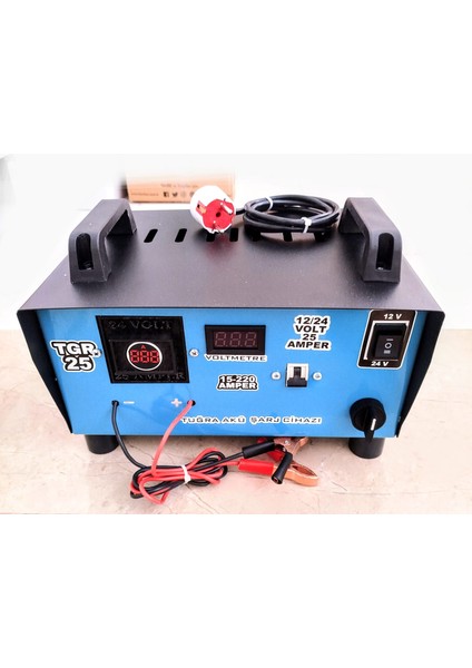 Profesyonel Akü Şarj Cihazı 12-24 V 25 Amper