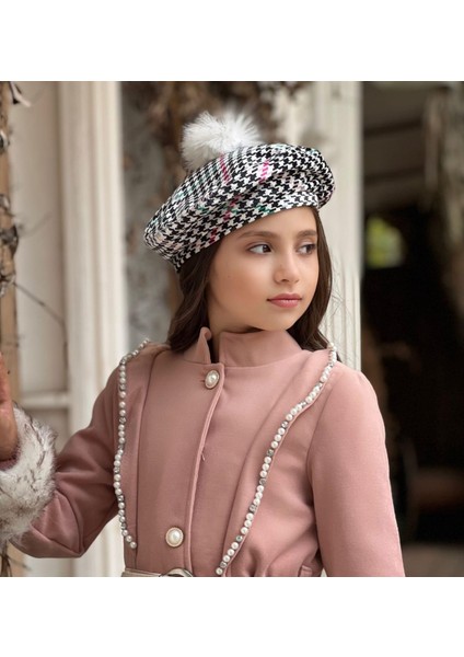 Uğurböceğiçocuk Kolu Kürklü Inci Detaylı Kaban Kazayağı Elbise 4'lü Kız Çocuk Takım fırsatları