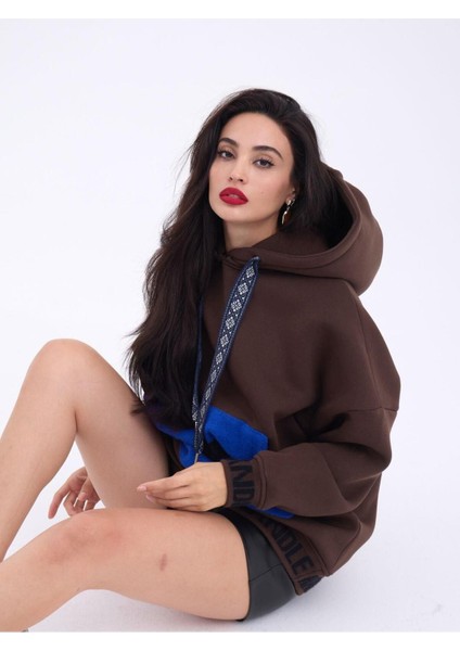 Kapüşonlu Oversize Sweatshirt