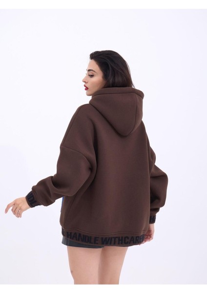 Kapüşonlu Oversize Sweatshirt