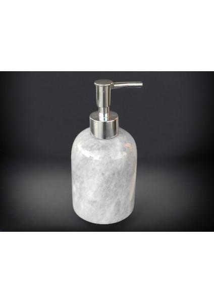 Mermer Gri Sıvı Sabunluk-Mermer Banyo Seti Sıvı Sabunluk modelleri